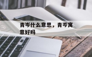 青岑什么意思，青岑寓意好吗
