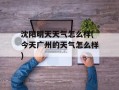 沈阳明天天气怎么样(今天广州的天气怎么样)