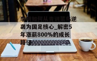 李明如何从青训菜鸟逆袭为国足核心_解密5年涨薪800%的成长路径