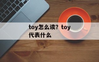 toy怎么读？toy代表什么