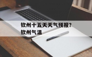 钦州十五天天气预报？钦州气温