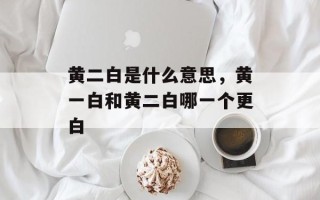 黄二白是什么意思，黄一白和黄二白哪一个更白