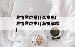 激情燃烧是什么意思(激情燃烧岁月怎样解释)
