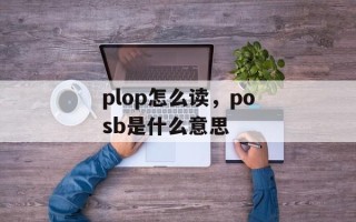 plop怎么读，posb是什么意思