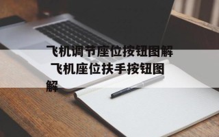 飞机调节座位按钮图解 飞机座位扶手按钮图解
