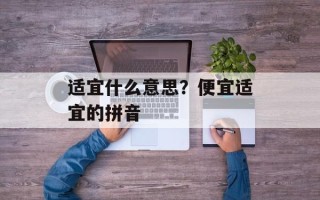适宜什么意思？便宜适宜的拼音