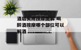 酒后头疼按摩图解 喝醉酒按摩哪个部位可以解酒