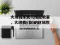 大班科学天气预报教案，大班我们班的区域教案