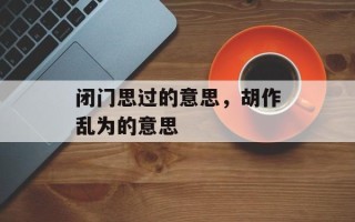 闭门思过的意思，胡作乱为的意思