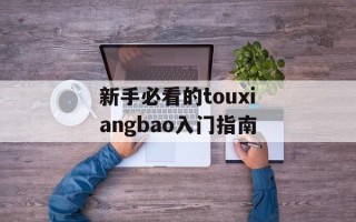新手必看的touxiangbao入门指南