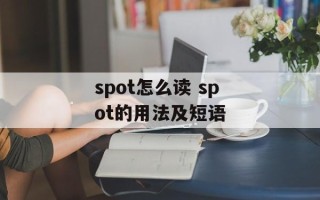 spot怎么读 spot的用法及短语