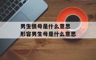 男生很母是什么意思 形容男生母是什么意思