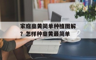 家庭韭黄简单种植图解？怎样种韭黄最简单