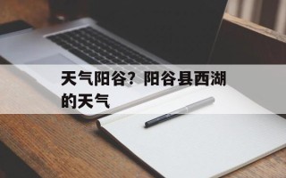 天气阳谷？阳谷县西湖的天气