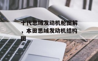 十代思域发动机舱图解，本田思域发动机结构图