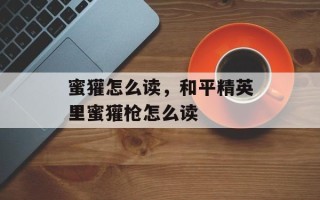 蜜獾怎么读，和平精英里蜜獾枪怎么读