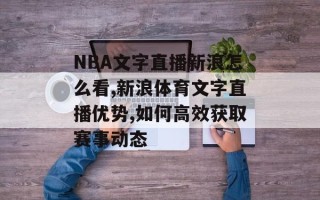 NBA文字直播新浪怎么看,新浪体育文字直播优势,如何高效获取赛事动态