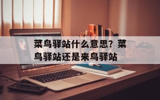 菜鸟驿站什么意思？菜鸟驿站还是来鸟驿站