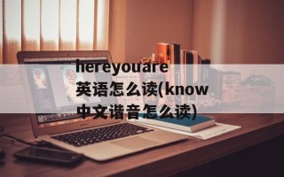 hereyouare英语怎么读(know中文谐音怎么读)