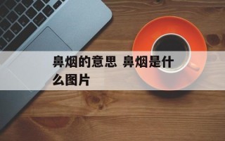鼻烟的意思 鼻烟是什么图片