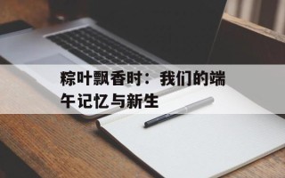 粽叶飘香时：我们的端午记忆与新生