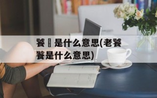 饕鬄是什么意思(老饕餮是什么意思)