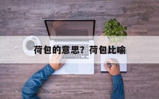 荷包的意思？荷包比喻