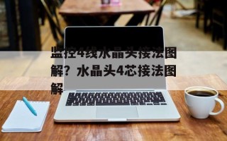 监控4线水晶头接法图解？水晶头4芯接法图解