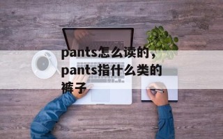 pants怎么读的，pants指什么类的裤子