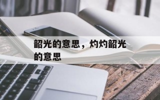 韶光的意思，灼灼韶光的意思