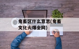 鬼畜区什么意思(鬼畜文化火爆全网)