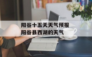 阳谷十五天天气预报 阳谷县西湖的天气