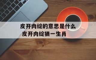 皮开肉绽的意思是什么 皮开肉绽猜一生肖