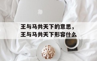 王与马共天下的意思，王与马共天下形容什么