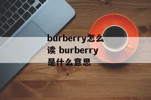 burberry怎么读 burberry是什么意思-第1张图片-