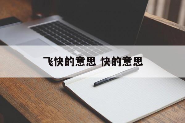 飞快的意思 快的意思-第1张图片-