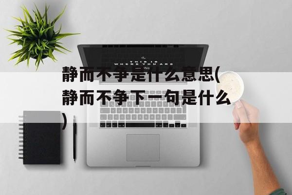 静而不争是什么意思(静而不争下一句是什么)-第1张图片-