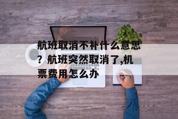 航班取消不补什么意思？航班突然取消了,机票费用怎么办-第1张图片-