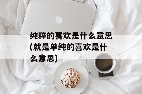 纯粹的喜欢是什么意思(就是单纯的喜欢是什么意思)-第1张图片-