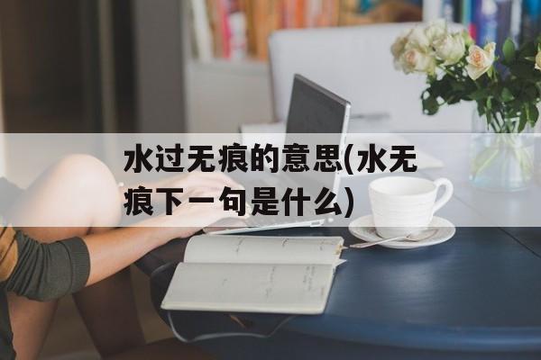 水过无痕的意思(水无痕下一句是什么)-第1张图片-