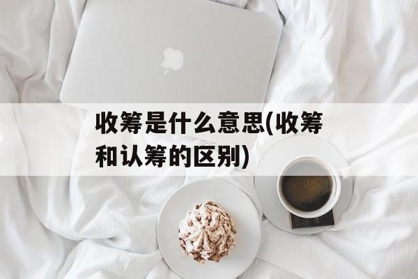 收筹是什么意思(收筹和认筹的区别)-第1张图片-
