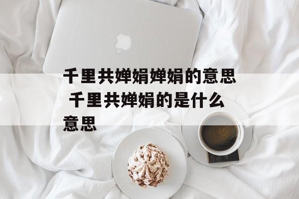 千里共婵娟婵娟的意思 千里共婵娟的是什么意思-第1张图片-