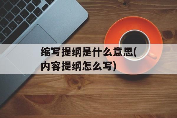 缩写提纲是什么意思(内容提纲怎么写)-第1张图片-