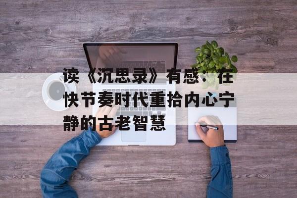 读《沉思录》有感：在快节奏时代重拾内心宁静的古老智慧-第1张图片-