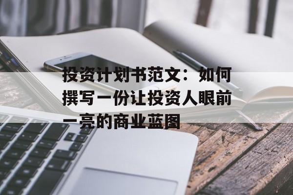 投资计划书范文：如何撰写一份让投资人眼前一亮的商业蓝图-第1张图片-